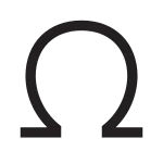 Omega SVG Icon